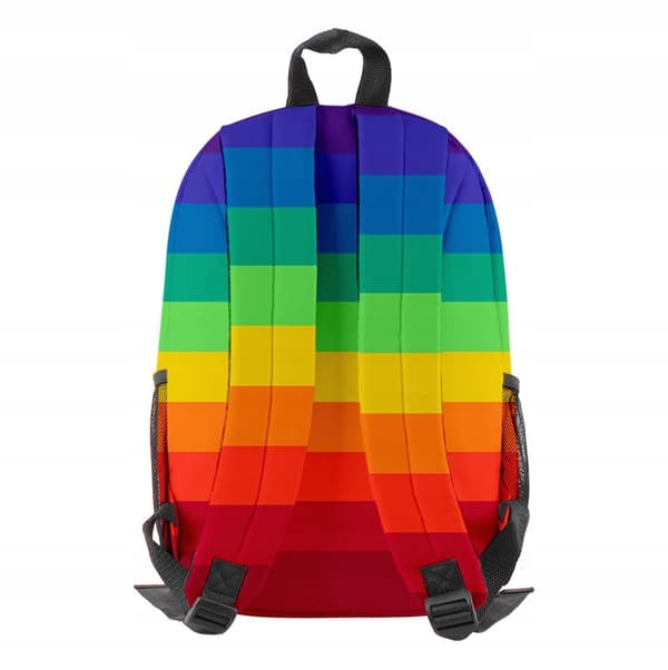 REGNBUE REGNBUE TASKE SKOLERygsæk LGBT Pride Stor XL