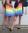 Miniatyrbillede 10 af 10: TASKE INDKØBSPOSE BOMULD REJNBUE PRIDE LGBT LARGE XXL