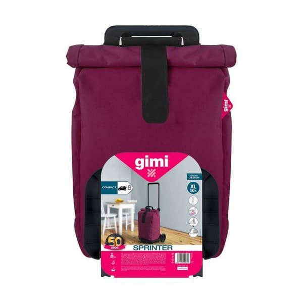 Gåvagn - Gimi gåvagn - 168405 - Sprinter Violet, Stål och Polyester, Aubergine, 50l