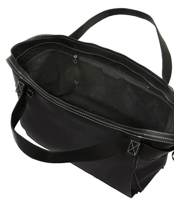 Säckshandväska - LIEBESKIND BERLIN - Grays Edith Cow Satchel L - Läder 100% - Svart - 54x34x17 cm