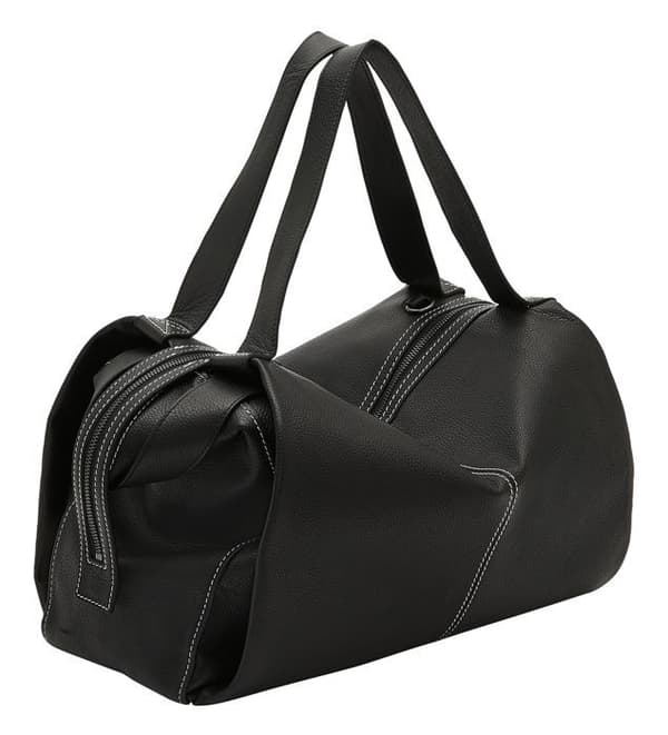 Säckshandväska - LIEBESKIND BERLIN - Grays Edith Cow Satchel L - Läder 100% - Svart - 54x34x17 cm
