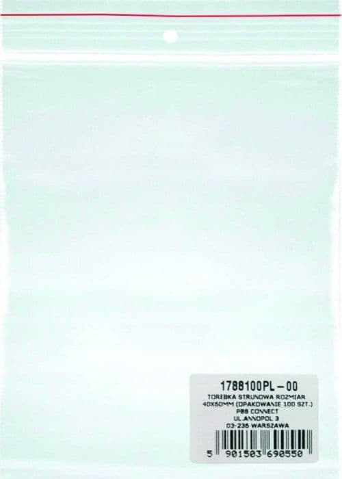 Shoppingväska - tote bag Kontorsprodukter - 15078215-90 - påse med snöre, LDPE, 400x450mm, 100 st., transparent