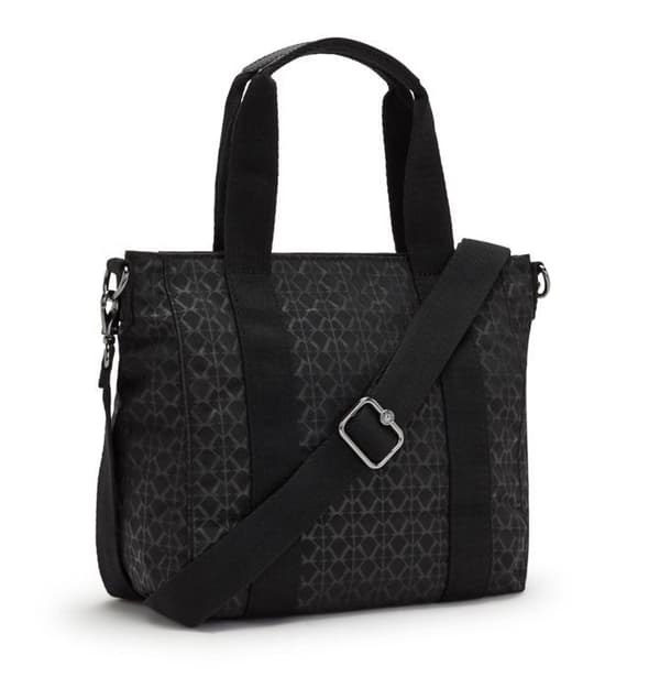 Axelväska - Kipling - Basic Plus Asseni Mini Tote XS - Svart - 100% polyamid - Dragkedja
