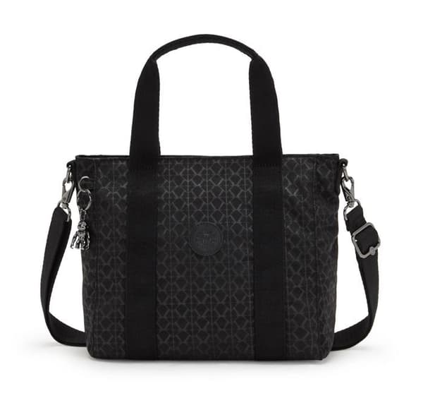 Axelväska - Kipling - Basic Plus Asseni Mini Tote XS - Svart - 100% polyamid - Dragkedja