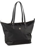 Miniatyrbild 1 av 2: Sac shopping - tote bag Tommy Hilfiger - AW0AW15639 - Poppy TH Tote, fyrkantig väska dam, svart (Black), OS