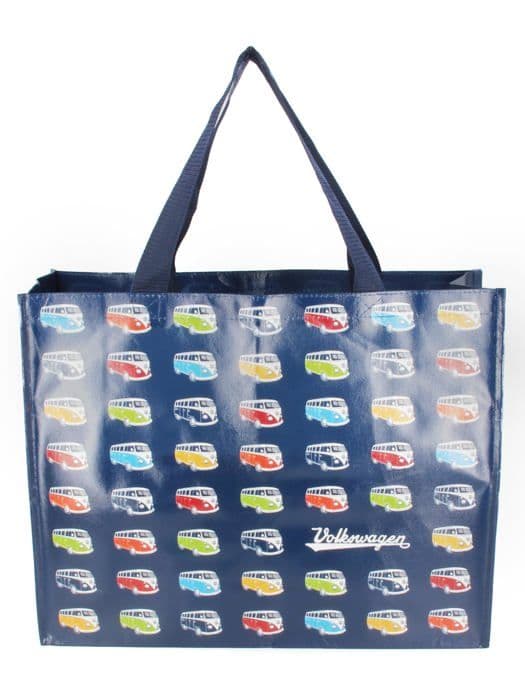Brisa - BUSB34 - VW Collection Sac Shopper Återanvändbar Cabas med Motiv T1 Combi (Parade/Flerfärgad)