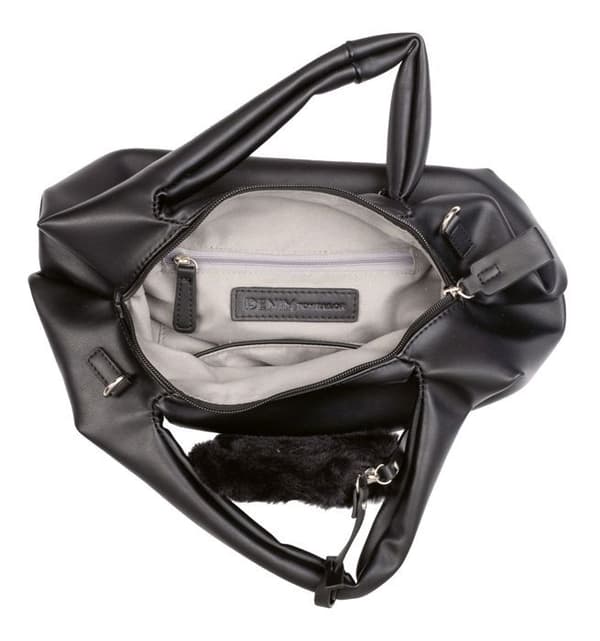 Axelväska - TOM TAILOR - Nila Zip Shopper S - Svart - 100% polyuretan - Dragkedja