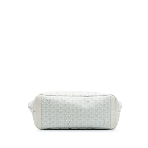Pre-owned Goyard Goyardine Artois MM White