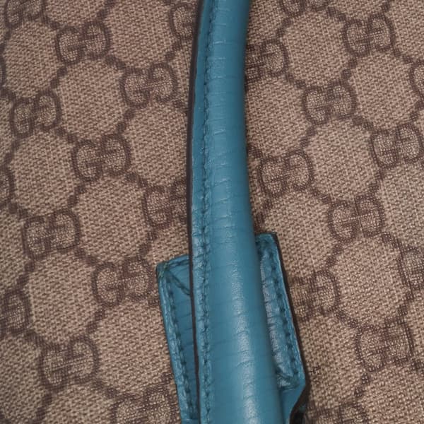 Pre-owned Gucci GG Supreme Tote Brown