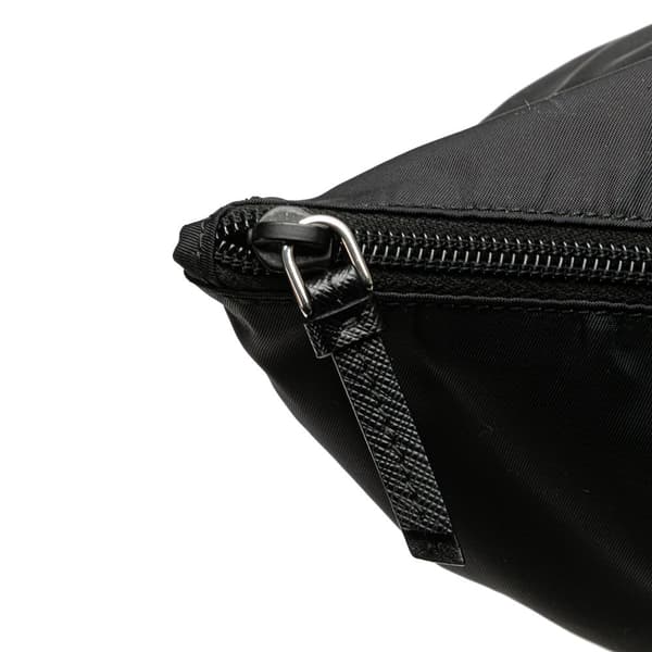 Pre-owned Prada Tessuto Zip Top Tote Black