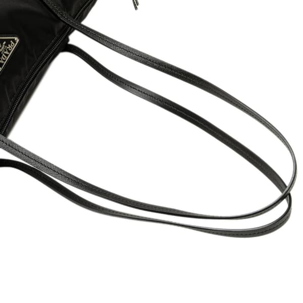 Pre-owned Prada Tessuto Zip Top Tote Black