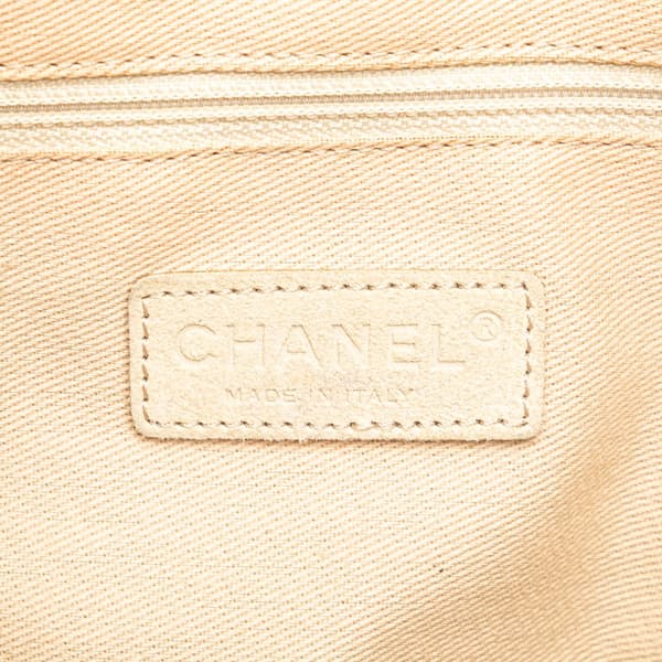 Pre-owned Chanel Canvas Cruise Rope Cabas Tote Brown