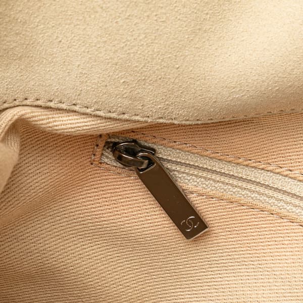 Pre-owned Chanel Canvas Cruise Rope Cabas Tote Brown