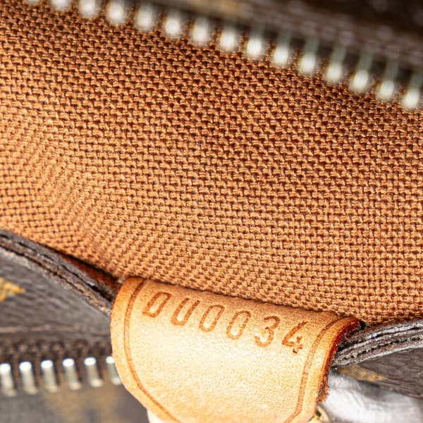 Pre-owned Louis Vuitton Monogram Cabas Piano Brown