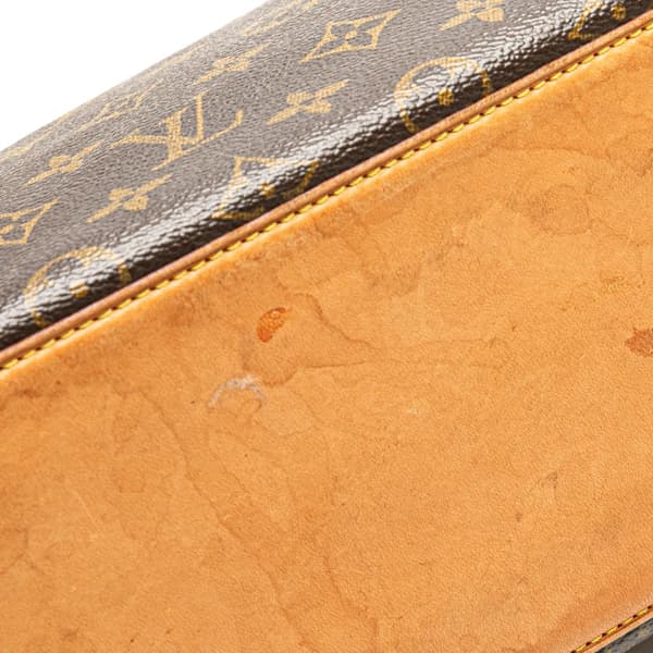 Pre-owned Louis Vuitton Monogram Cabas Piano Brown