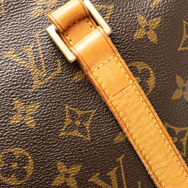 Pre-owned Louis Vuitton Monogram Cabas Piano Brown