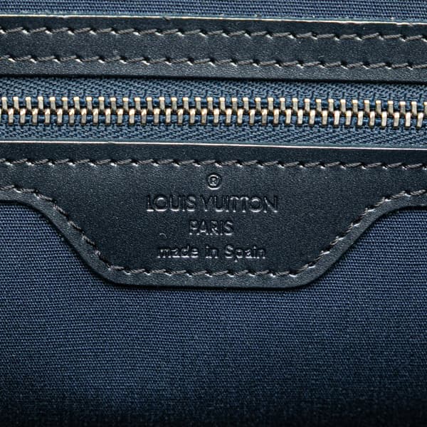 Pre-owned Louis Vuitton Monogram Mat Stockton Blue