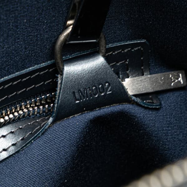 Pre-owned Louis Vuitton Monogram Mat Stockton Blue