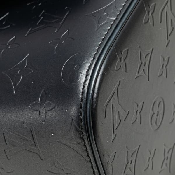 Pre-owned Louis Vuitton Monogram Mat Stockton Blue
