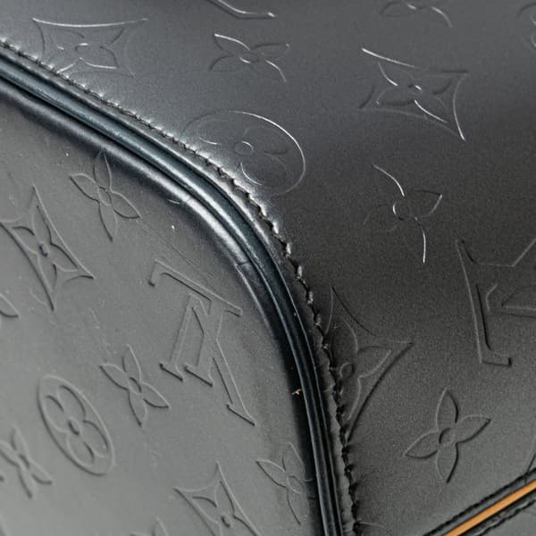 Pre-owned Louis Vuitton Monogram Mat Stockton Blue