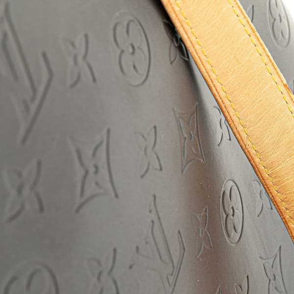 Pre-owned Louis Vuitton Monogram Mat Stockton Blue