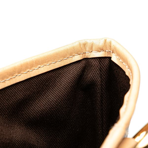 Pre-owned Celine Macadam Coated Canvas Vertical Tote Brown