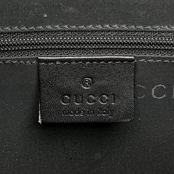 Pre-owned Gucci Leather Jackie Tote Black