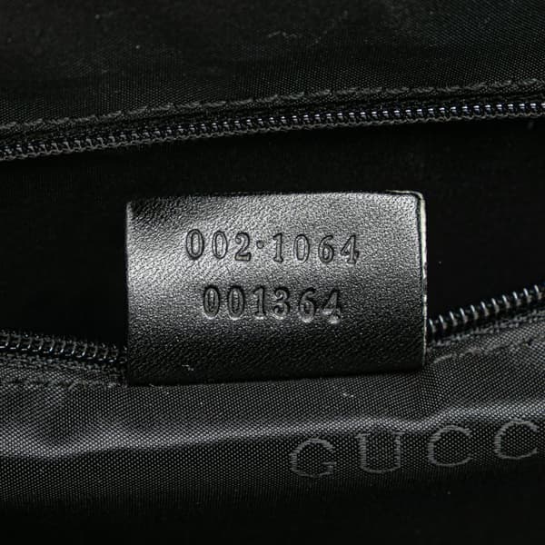 Pre-owned Gucci Leather Jackie Tote Black