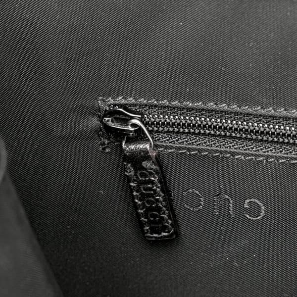 Pre-owned Gucci Leather Jackie Tote Black