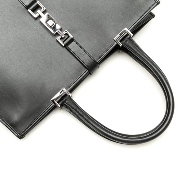 Pre-owned Gucci Leather Jackie Tote Black
