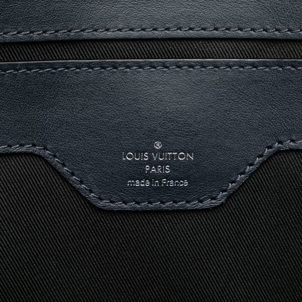 Pre-owned Louis Vuitton Monogram Tapestry Grand Sac Blue
