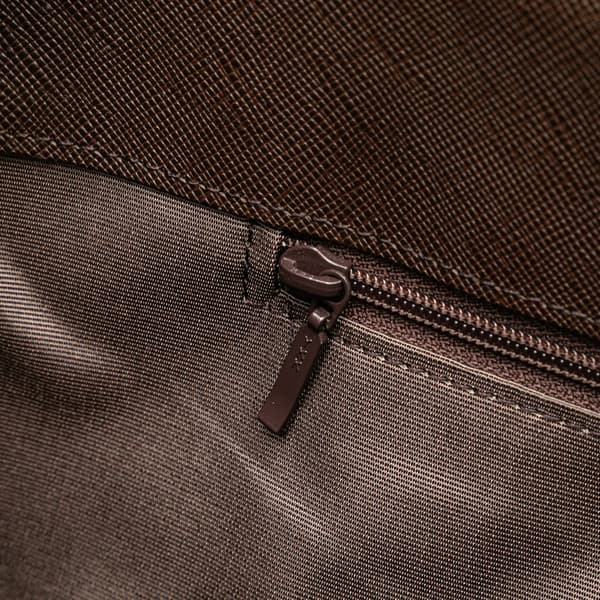 Pre-owned Burberry House Check Canvas Tote Brown