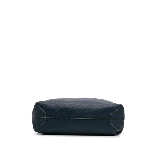 Pre-owned Hermès Clemence Double Sens 36 Blue