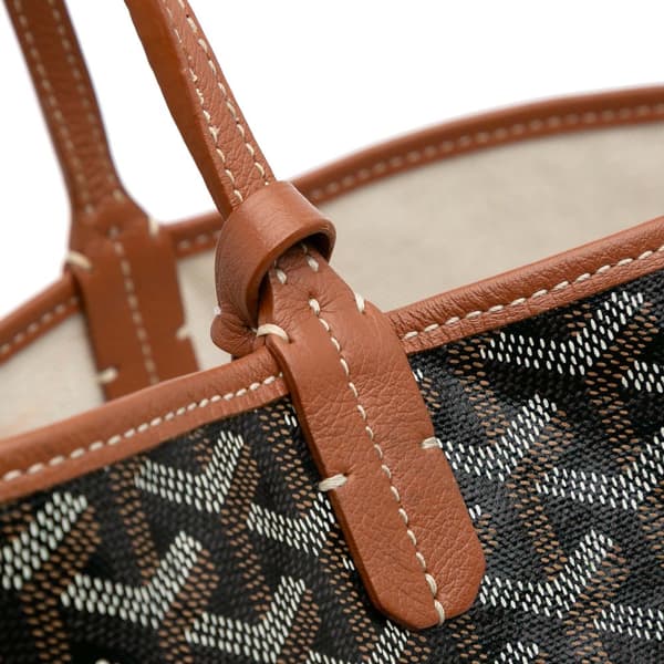 Pre-owned Goyard Goyardine Saint Louis PM Black