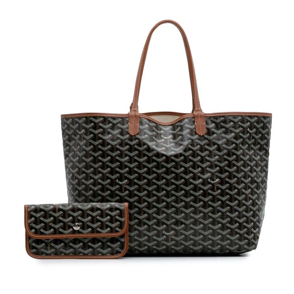 Pre-owned Goyard Goyardine Saint Louis PM Black