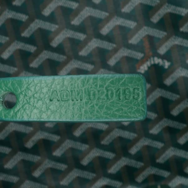 Pre-owned Goyard Goyardine Saint Louis PM Green
