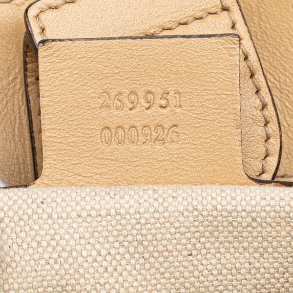 Pre-owned Gucci Large Guccissima Scarlett Tote Brown