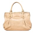 Miniatyrbillede 1 af 10: Pre-owned Gucci Large Guccissima Scarlett Tote Brown