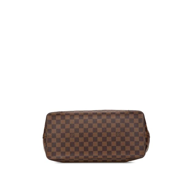 Pre-owned Louis Vuitton Damier Ebene Hampstead MM Brown
