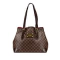 Miniatyrbilde 1 av 7: Pre-owned Louis Vuitton Damier Ebene Hampstead MM Brown