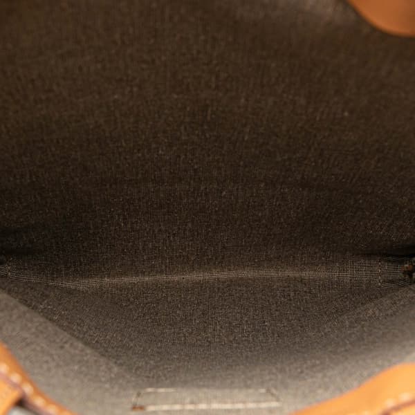 Pre-owned Celine Macadam Coated Canvas Tote Brown