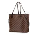 Miniatyrbilde 2 av 7: Pre-owned Louis Vuitton Damier Ebene Neverfull MM Brown