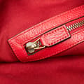 Miniatyrbillede 7 af 10: Pre-owned Gucci Canvas Sylvie Baiadera Tote Red