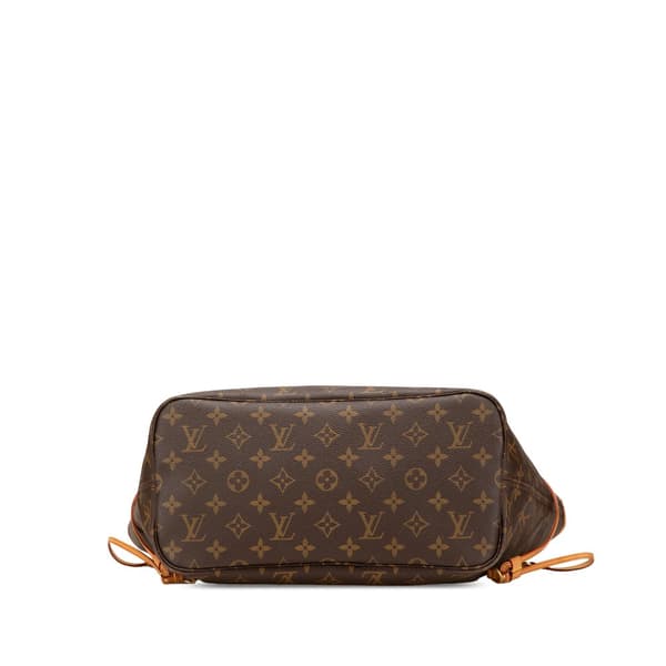 Pre-owned Louis Vuitton Monogram Neverfull MM Brown