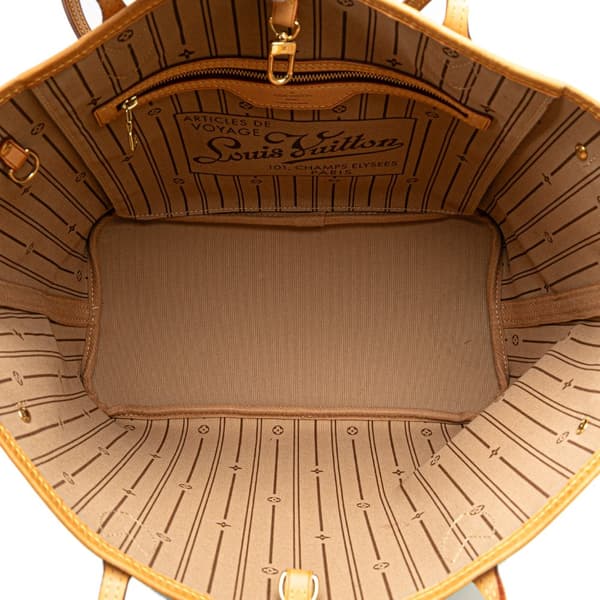 Pre-owned Louis Vuitton Monogram Neverfull MM Brown