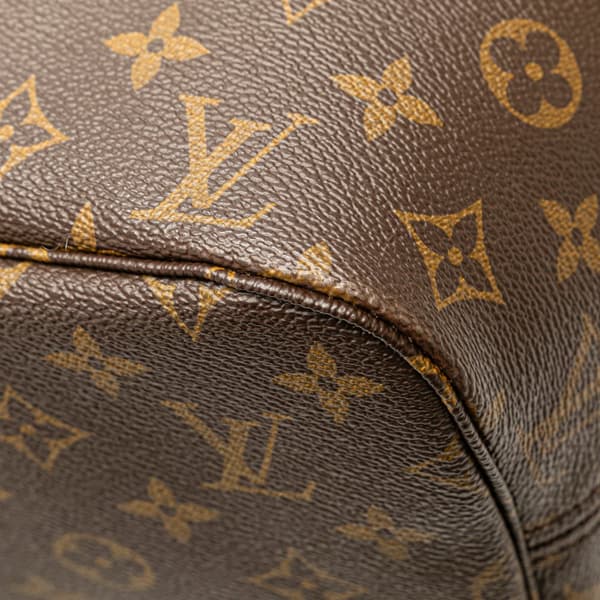 Pre-owned Louis Vuitton Monogram Neverfull MM Brown