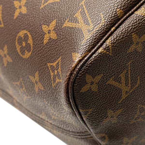 Pre-owned Louis Vuitton Monogram Neverfull MM Brown