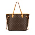 Miniatyrbilde 1 av 9: Pre-owned Louis Vuitton Monogram Neverfull MM Brown