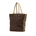 Pikkukuva 2 / 10: Pre-owned Gucci GG Canvas Web Bucket Tote Brown