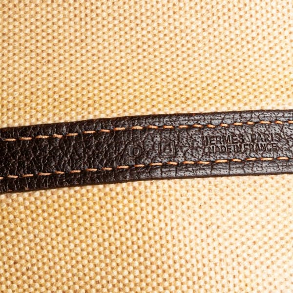 Pre-owned Hermès Toile and Negonda Garden Party 36 Brown